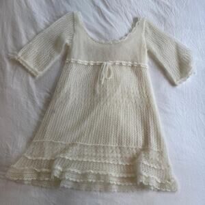 Mirror palais snow kitten babydoll dress
